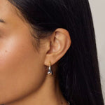 Load image into Gallery viewer, 18K Gold Plated Two-Tone Huggie Hoop Earring, Nyla