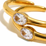 Load image into Gallery viewer, 18K Gold Plated Open Cuff Bracelet, Napes (big size)