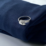 Load image into Gallery viewer, 14kt Gold Plated Men's Customised Double Band Engraved Ring