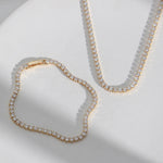 Load image into Gallery viewer, The Valentine Sparkle Tennis Bracelet and Necklace Set - Ruth and Aurora
