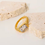 Load image into Gallery viewer, 18K Gold Plated Vintage Square Band, Nuri