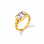 Load image into Gallery viewer, 18K Gold Plated Vintage Square Band, Nuri