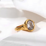 Load image into Gallery viewer, 18K Gold Plated Minimalist Crystal Band, Blaze
