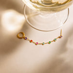 Load image into Gallery viewer, 18K Gold Plated Multi-Color Drop Earrings, ilsa