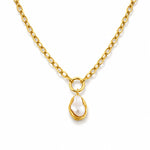 Load image into Gallery viewer, 18K Gold Plated Baroque Pearl Necklace, Mist