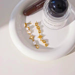 Load image into Gallery viewer, 18K Gold Plated Radiant Starburst Earrings, Maya