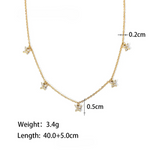 Load image into Gallery viewer, 18kt Gold Plated Butterfly Choker Cubic Zirconia Charm Necklace, Titly

