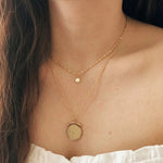 Load image into Gallery viewer, 18KT Roman necklace, Julia - Inaya Accessories