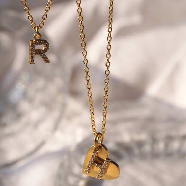 Customised Initial Necklace - Inaya Accessories