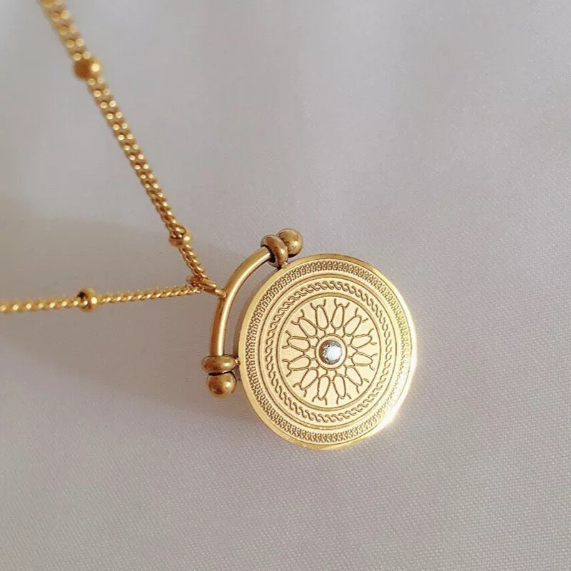 18KT Roman necklace, Julia - Inaya Accessories