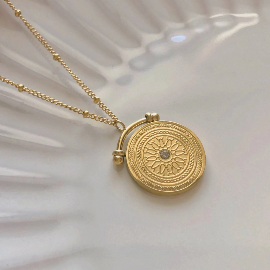 18KT Roman necklace, Julia - Inaya Accessories