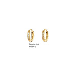Load image into Gallery viewer, Diamond Hoop Duet: Everyday Earrings Set - Pari Earrings