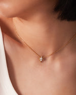 Load image into Gallery viewer, 18Kt Gold Plated Octogonal Star Pendant Neckalce, Celest - Inaya Accessories
