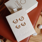 Load image into Gallery viewer, The Ultimate Everyday Hoop Duo - Sudha Earrings