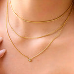 Load image into Gallery viewer, 18K Gold Plated Dainty Layered Necklace, Dua
