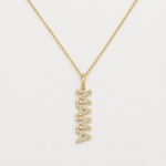 Load image into Gallery viewer, 18 KT Gold Plated Mother's Day Special Mama Diamond Necklace, Rooh