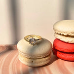 Load image into Gallery viewer, 18 KT Gold Plated Cubic Zirconia Paved Solitaire Ring, Orion