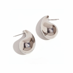 Load image into Gallery viewer, 18kt Gold Plated Statement Waterdrop Stud Earrings, Teardrop