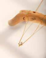 Load image into Gallery viewer, 18Kt Gold Plated Octogonal Star Pendant Neckalce, Celest - Inaya Accessories