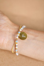 Load image into Gallery viewer, Personalised Raw Stone Beaded Bracelet - Inaya Accessories