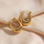 Load image into Gallery viewer, 18 KT Bali Hoop earrings - Inaya Accessories