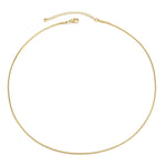 Load image into Gallery viewer, 18 KT gold plated Herringbone and Rope Necklace, Sabya - Inaya Accessories