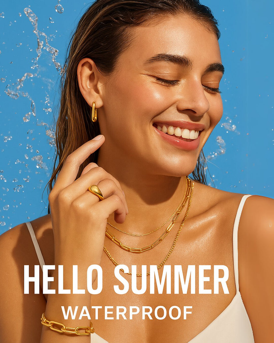 Waterproof Gold Plated Jewelry | Anti Tarnish Necklaces