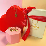 Load image into Gallery viewer, Valentines North Star Set - Reese Necklace and Tara Earrings
