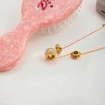Load image into Gallery viewer, 18K Gold Plated Pave Crystal Pendant Chain, Neha
