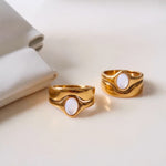 Load image into Gallery viewer, 18K Gold Plated Cloudlight Ring, Pihu
