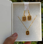 Load image into Gallery viewer, The Ultimate North Star Set - Reese Necklace and Tara Earrings
