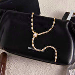 Load image into Gallery viewer, 18K Gold Plated Minimalist Lariat Chain Necklace, Betty
