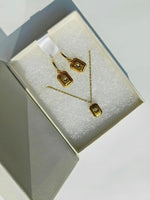 Load image into Gallery viewer, The Ultimate North Star Set - Reese Necklace and Tara Earrings
