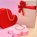 Load image into Gallery viewer, The Valentine Sparkle Tennis Bracelet and Necklace Set - Ruth and Aurora
