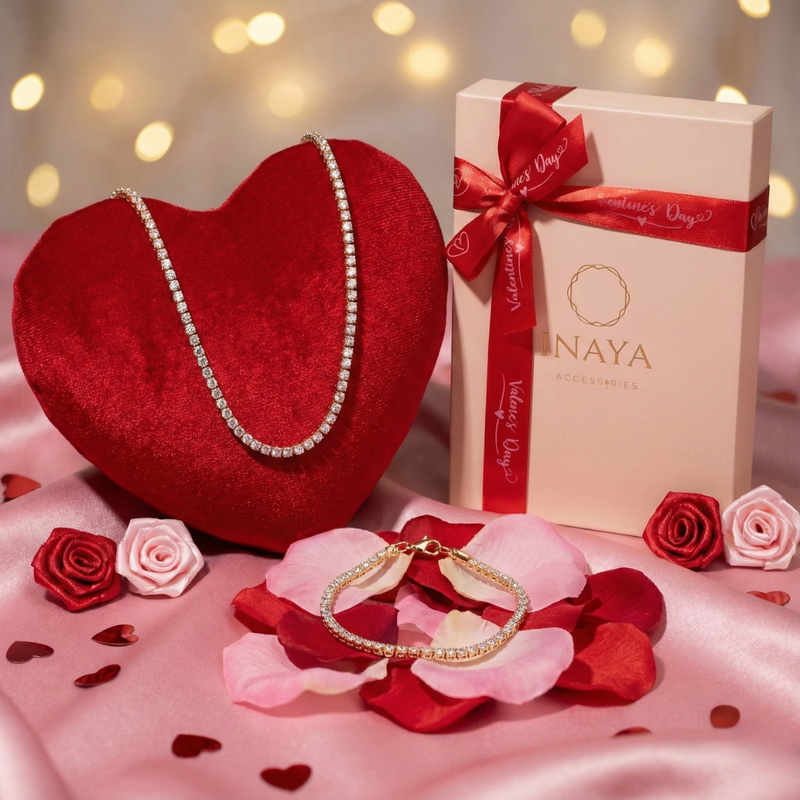 The Valentine Sparkle Edit: Tennis Set Duo