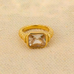 Load image into Gallery viewer, 18K Gold Plated Vintage Square Band, Nuri
