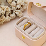 Load image into Gallery viewer, 18K Gold Plated Marquise Signet Ring, Zen

