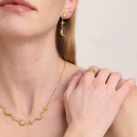 Load image into Gallery viewer, 18K Gold Plated Crystal Drop earring, Carol
