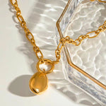 Load image into Gallery viewer, 18K Gold Plated Baroque Pearl Necklace, Mist
