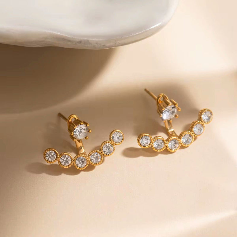 18K Gold Plated Classic Hoop Earrings, Zara