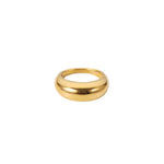 Load image into Gallery viewer, 18kt Gold Plated Smooth Chunky Dome Ring, Carla - Inaya Accessories
