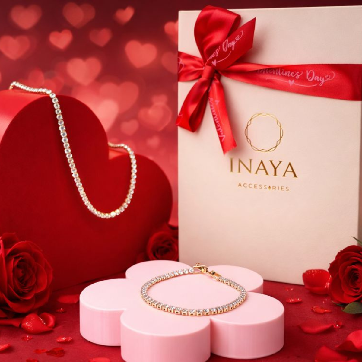 The valentine sparkle edit: tennis set duo