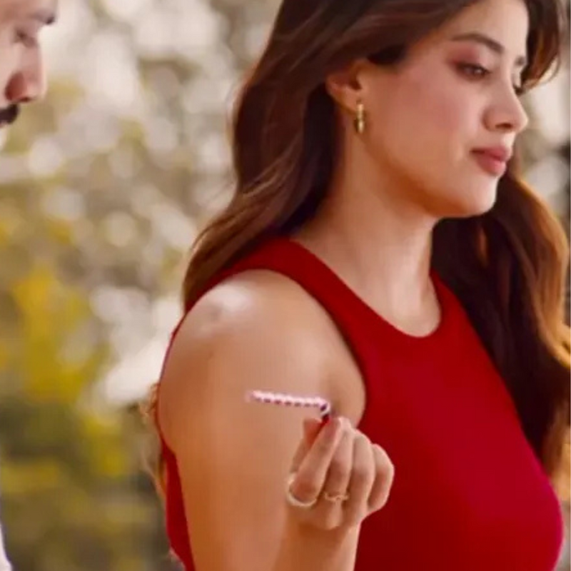 18Kt Gold Plated Crescent Zirconia Ring, Iris