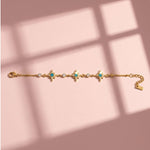 Load image into Gallery viewer, 18K Gold Plated Celestial Charm Bracelet, Rivi
