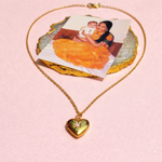 Load image into Gallery viewer, 18kt Gold Plated Starstruck Opal Stone Photo Locket Keepsake Necklace, Noor