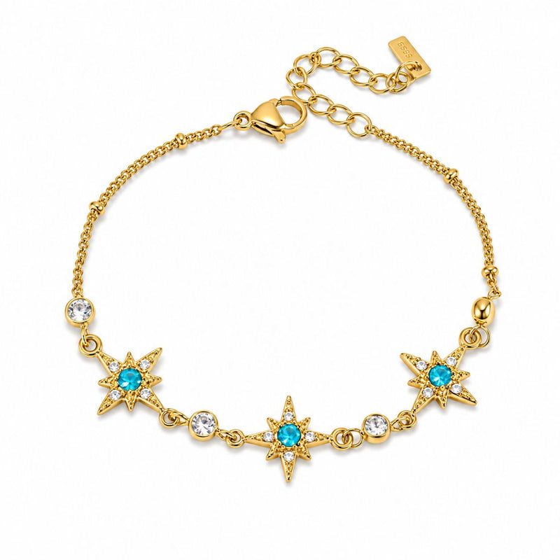 18K Gold Plated Celestial Charm Bracelet, Rivi