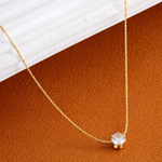 Load image into Gallery viewer, 18kt Gold Plated Minimal Diamond Snake Chain Necklace, Nova