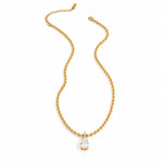 Load image into Gallery viewer, 18K Gold Plated Teardrop Bead Chain Necklace, Mahi
