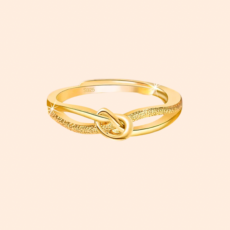 18kt Gold Plated Infinity Zircon Studded Dainty Ring, Infinity