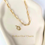 Load image into Gallery viewer, 18KT Gold Plated All Over Personalised Charm Necklace
